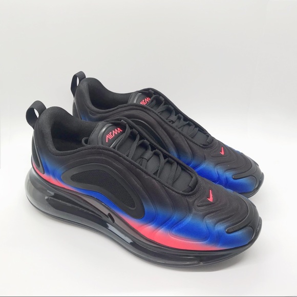 Nike Air Max 720 black racer blue M7 - Picture 6 of 8